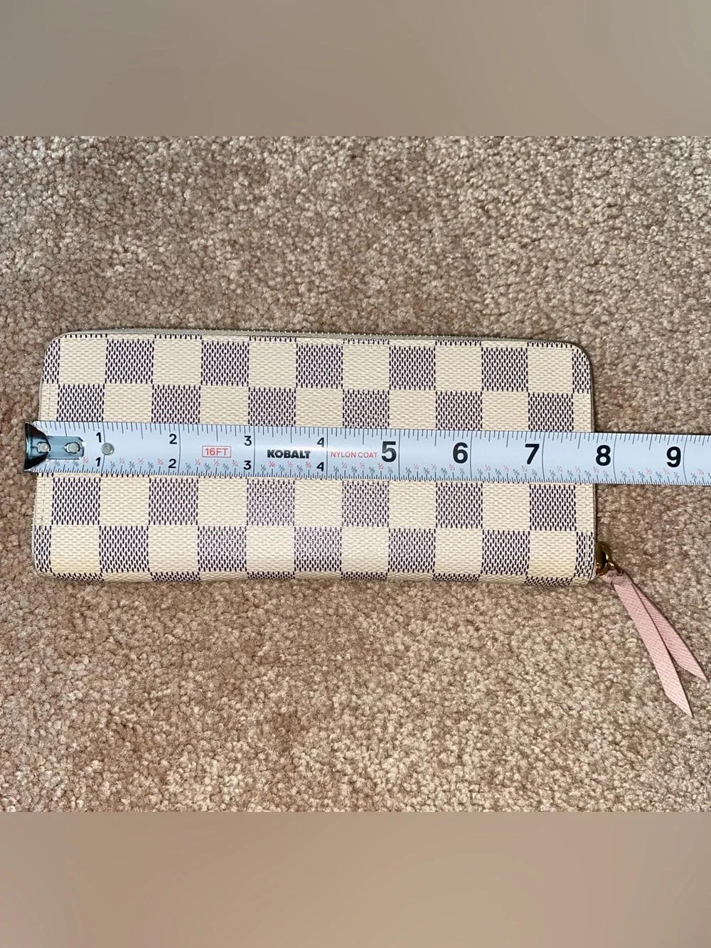 Louis Vuitton | Clemence Wallet | Damier Azur White